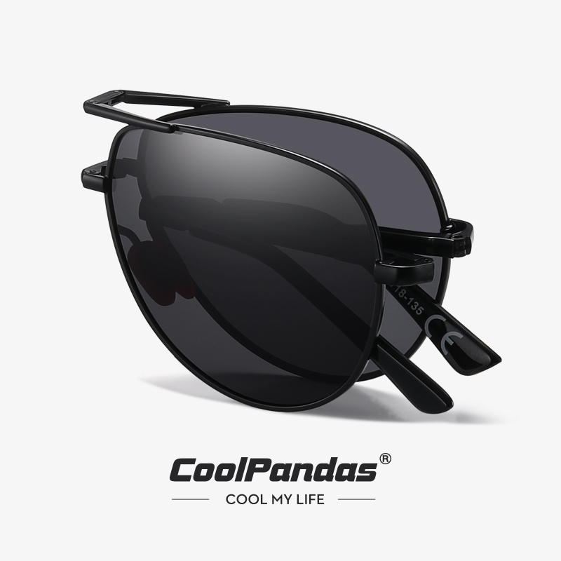 CoolPandas Moda Dobrável Óculo - Sunglasses Aviator Polarized avaliação e preço