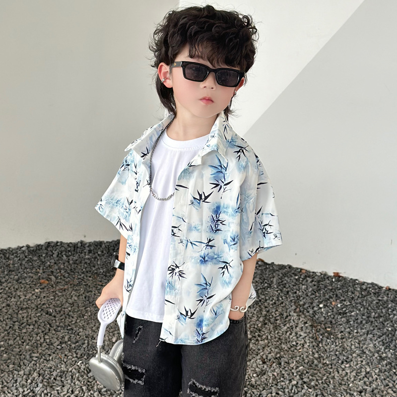 Família Combinando Roupas de F - Resort Shirt Floral avaliação e preço