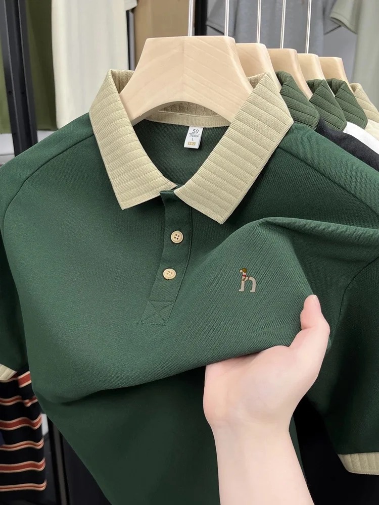 Camisa Polo Masculina de Luxo  - Polo Shirt Pique avaliação e preço