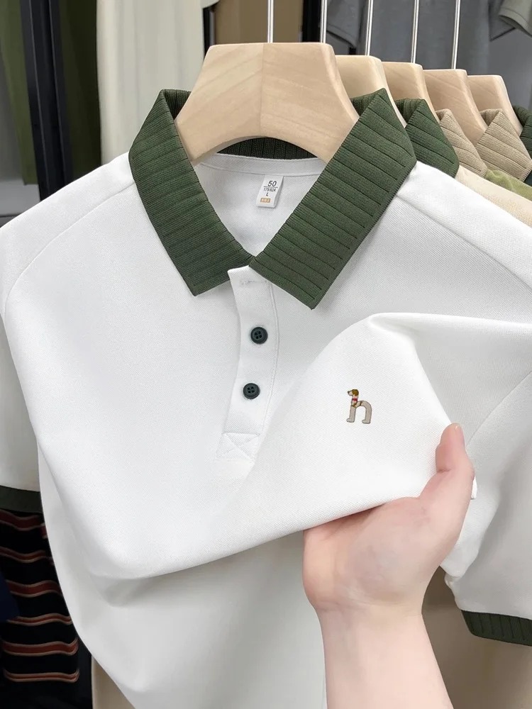 Camisa Polo Masculina de Luxo  - Polo Shirt Pique avaliação e preço