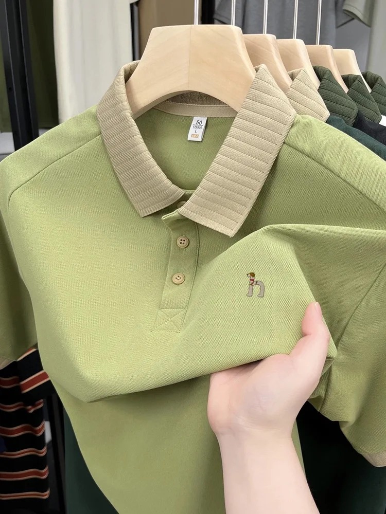 Camisa Polo Masculina de Luxo  - Polo Shirt Pique avaliação e preço
